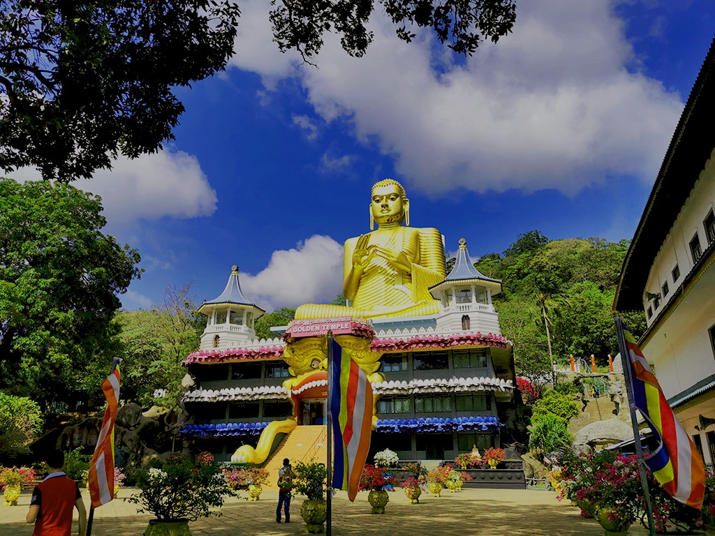 The Golden Rock Temple-Dambulla